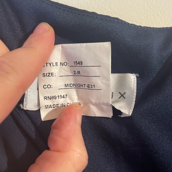 𝅺after Six Chiffon Gown in midnight - Picture 11 of 13